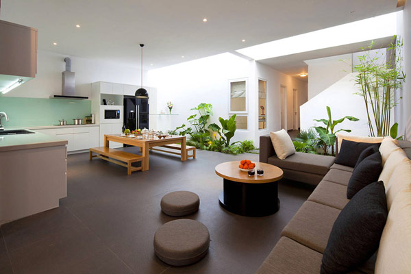 Thiết kế nội thất không gian xanh